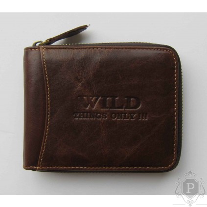 Vyriška piniginė RFID su užtrauktuku "Chicago"