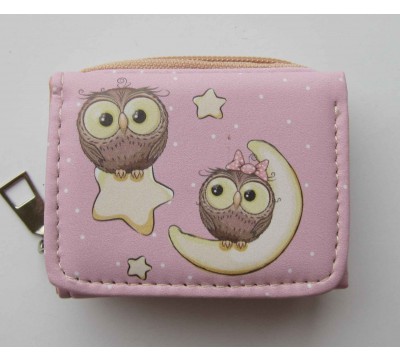 Vaikiška piniginė su užtrauktuku "Owl"